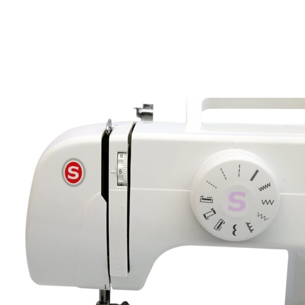 Singer 1304 Sewing Machine 6 Built-in Stitches, 19 Stitches Functions (White) Metal Frame - Image 6