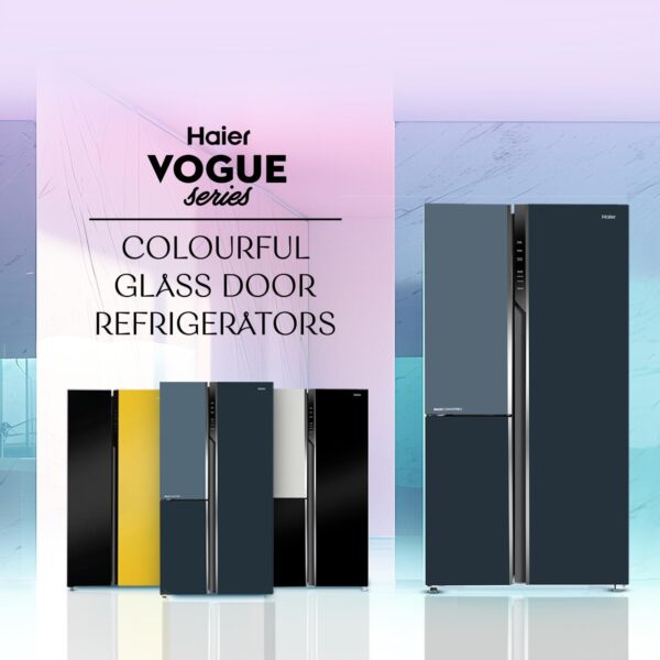 Haier 598L, 3-Star, Vogue 83% Convertible Fridge Space, Expert Inverter Side by Side Refrigerator - Image 2