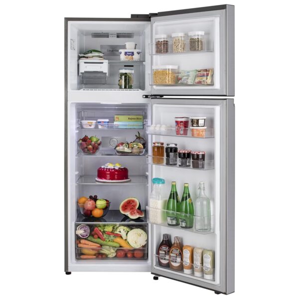 LG 340 L 2 Star Frost-Free Smart Inverter Double Door Refrigerator (GL-S342SPZY, Shiny Steel, Convertible & Multi Air Flow) - Image 7