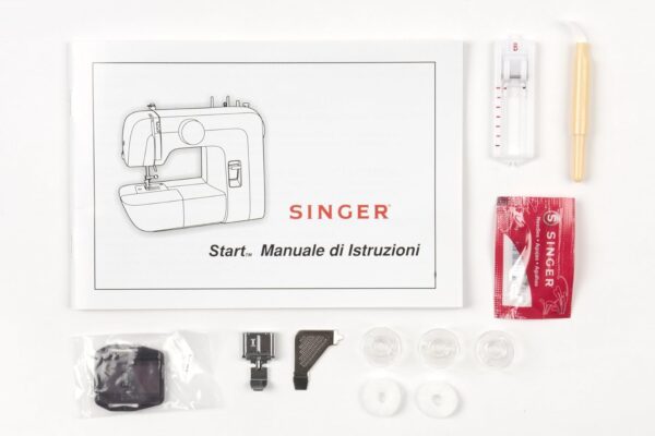 Singer 1304 Sewing Machine 6 Built-in Stitches, 19 Stitches Functions (White) Metal Frame - Image 3