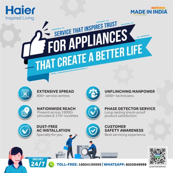 Haier 630 L Double Door Side By Side Refrigerator Appliances, Expert Inverter Technology (HRS-682SS, Shiny Steel - Image 7