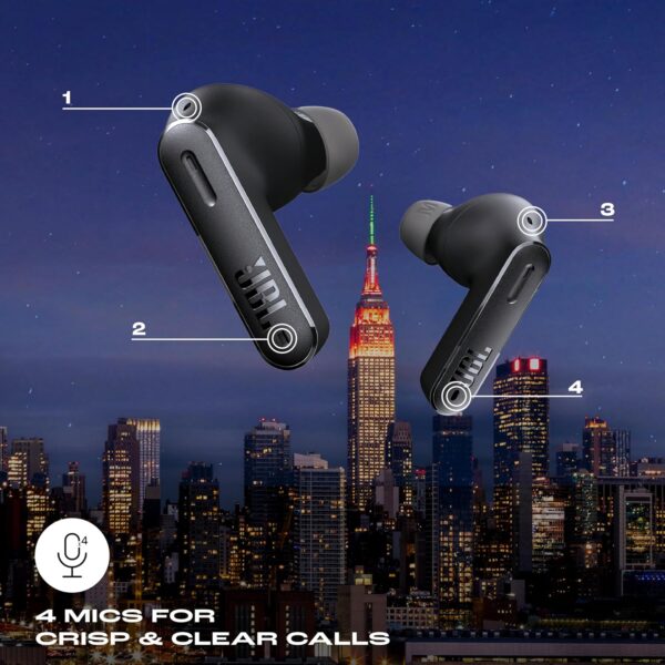 JBL Tune Beam In Ear Wireless TWS Earbuds with Mic, ANC Earbuds, Customized Extra Bass with Headphones App - Image 7