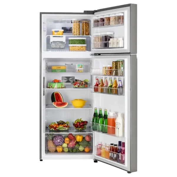 LG 466 Litres 2 Star Frost Free Double Door Refrigerator with Door Cooling Plus (GL-T492MPZY, Shiny Steel) - Image 3