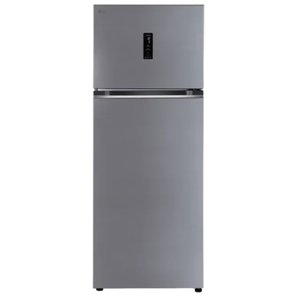 LG 466 Litres 2 Star Frost Free Double Door Refrigerator with Door Cooling Plus (GL-T492MPZY, Shiny Steel)