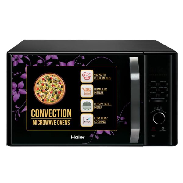 Haier 30L Convection Microwave Oven (HIL3001CBSH, Black, Crispy Grill)