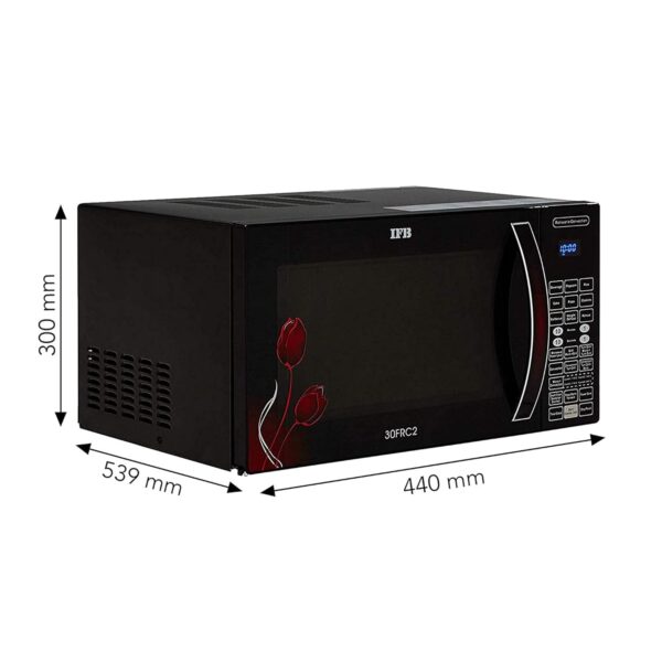 IFB 30 L Convection Microwave Oven (30FRC2, Floral Pattern) (Black), STANDARD - Image 2