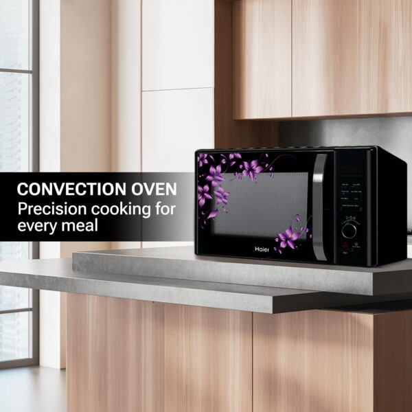 Haier 30L Convection Microwave Oven (HIL3001CBSH, Black, Crispy Grill) - Image 2