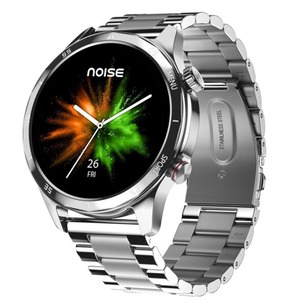 Noise Mettalix 1.4" Display, Bluetooth Calling Smart Watch with Metallic Strap, Stainless Steel Finish - Image 9