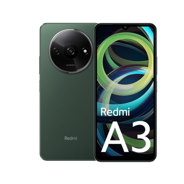 Redmi A3 (Olive Green, 6GB RAM, 128GB Storage) | Premium Halo Design | 90Hz Display