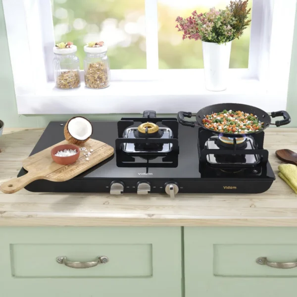 VIDIEM VOGUE TREND 3 BURNER GAS STOVE - Image 4