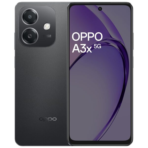 OPPO A3X 5G (Sparkle Black, 4GB RAM, 64GB Storage)