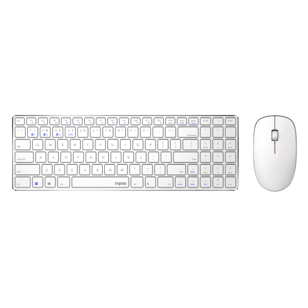 Rapoo 9300m Multi-Device Bluetooth + 2.4Ghz Wireless Keyboard and Mouse Set Ultra Slim Design - Image 10