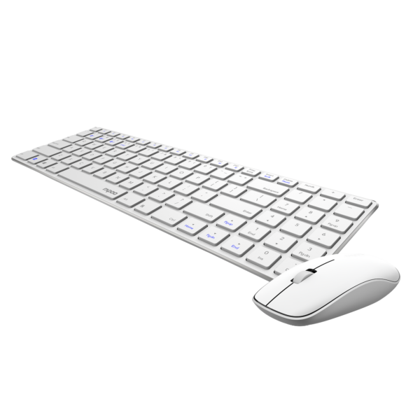 Rapoo 9300m Multi-Device Bluetooth + 2.4Ghz Wireless Keyboard and Mouse Set Ultra Slim Design - Image 8