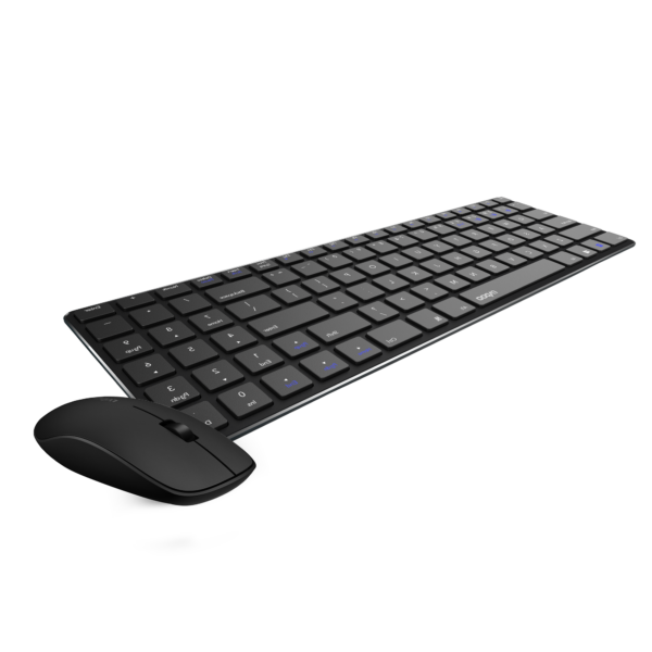 Rapoo 9300m Multi-Device Bluetooth + 2.4Ghz Wireless Keyboard and Mouse Set Ultra Slim Design - Image 3