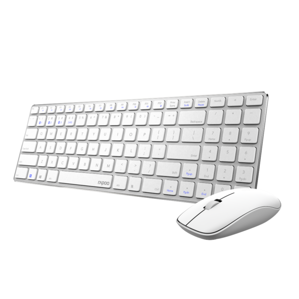 Rapoo 9300m Multi-Device Bluetooth + 2.4Ghz Wireless Keyboard and Mouse Set Ultra Slim Design - Image 7