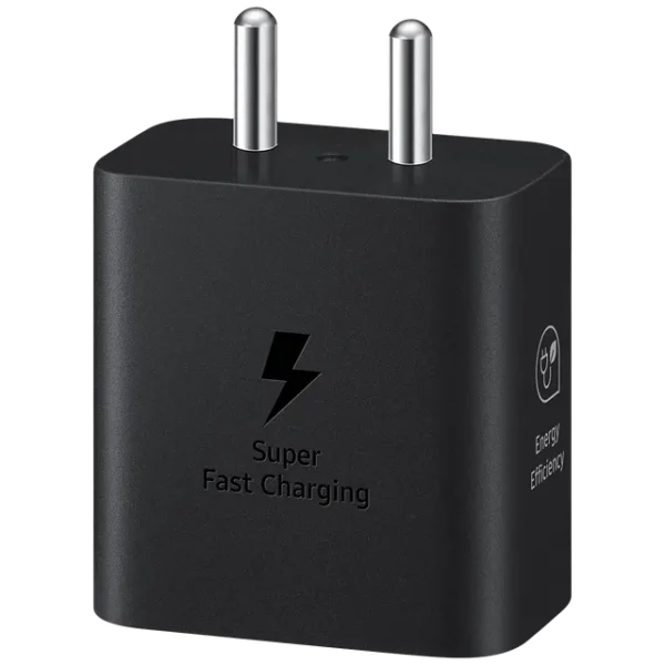 SAMSUNG 25W Type C Fast Charger (Adapter Only, Support PD 3.0 PPS, Black) - Image 2