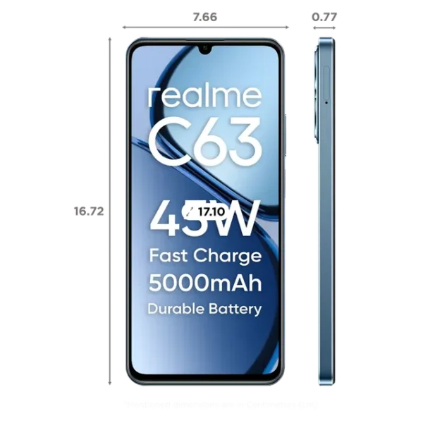 realme C63 Leather Blue 4GB 128GB - Image 2