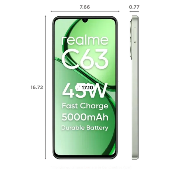 realme C63 (4GB RAM, 128GB, Jade Green) - Image 2