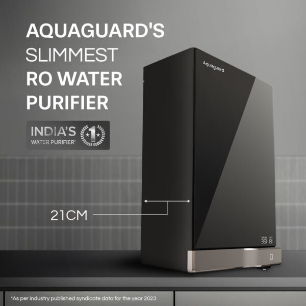 Aquaguard Slimtech Glass RO+UV Taste Adjuster Copper Water Purifier - Image 3